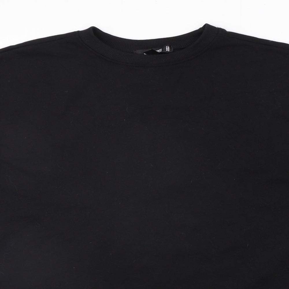 Missguided Womens Black   Henley Jumper Size 6