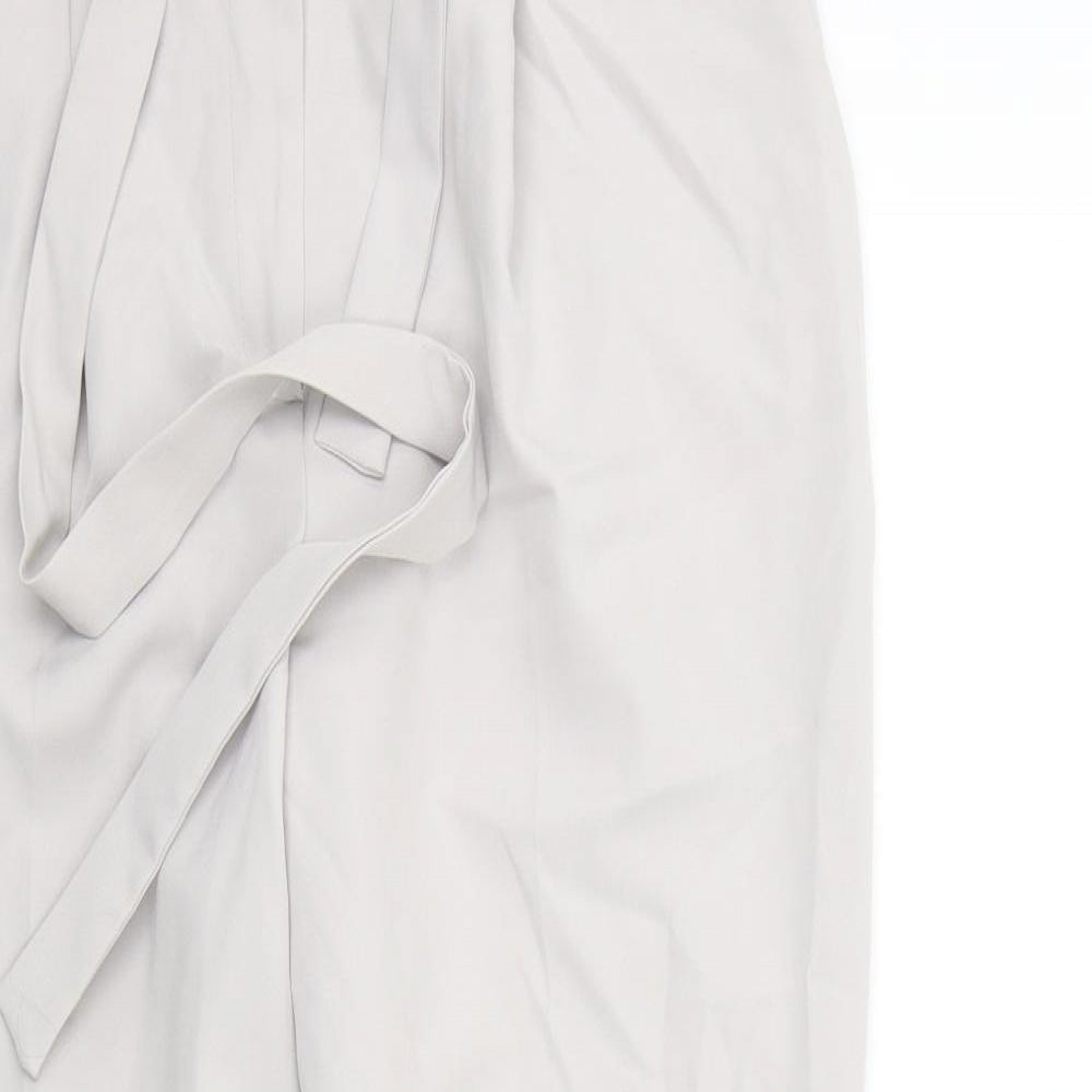 New Look Womens Grey   Trousers  Size 12 L24 in