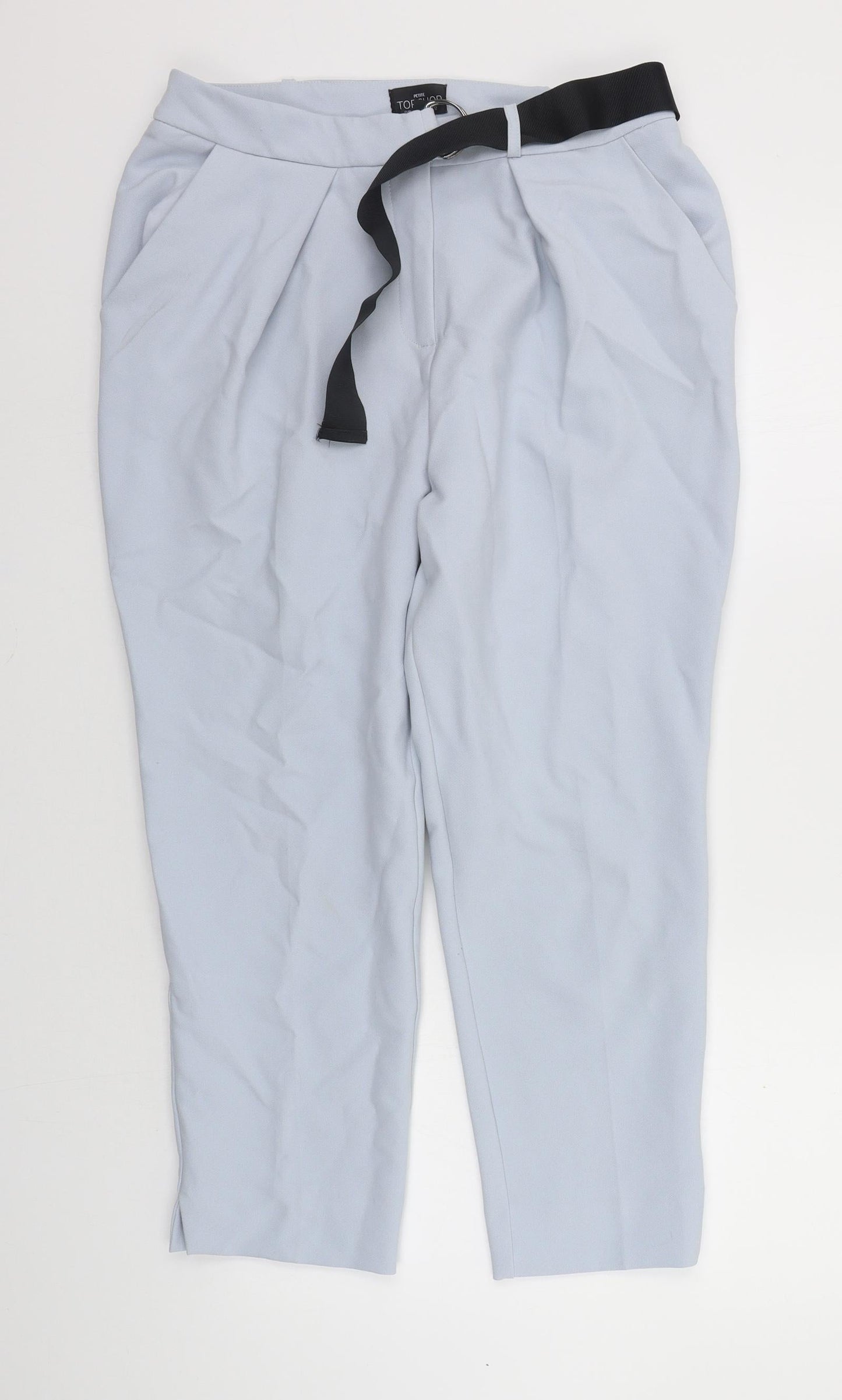 Topshop Womens Blue   Trousers  Size 12 L24 in