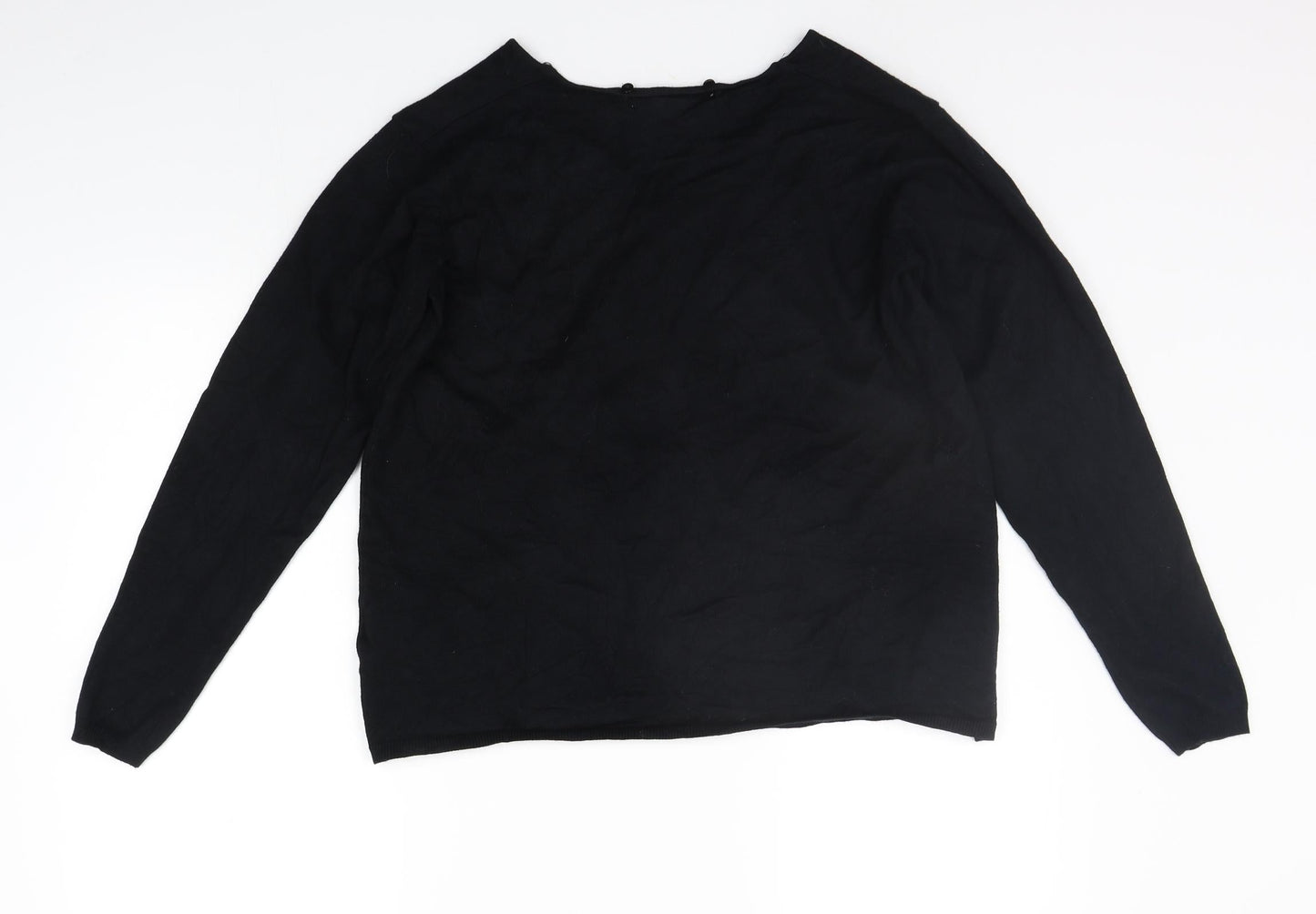 ble Womens Black   Cardigan Jumper Size M