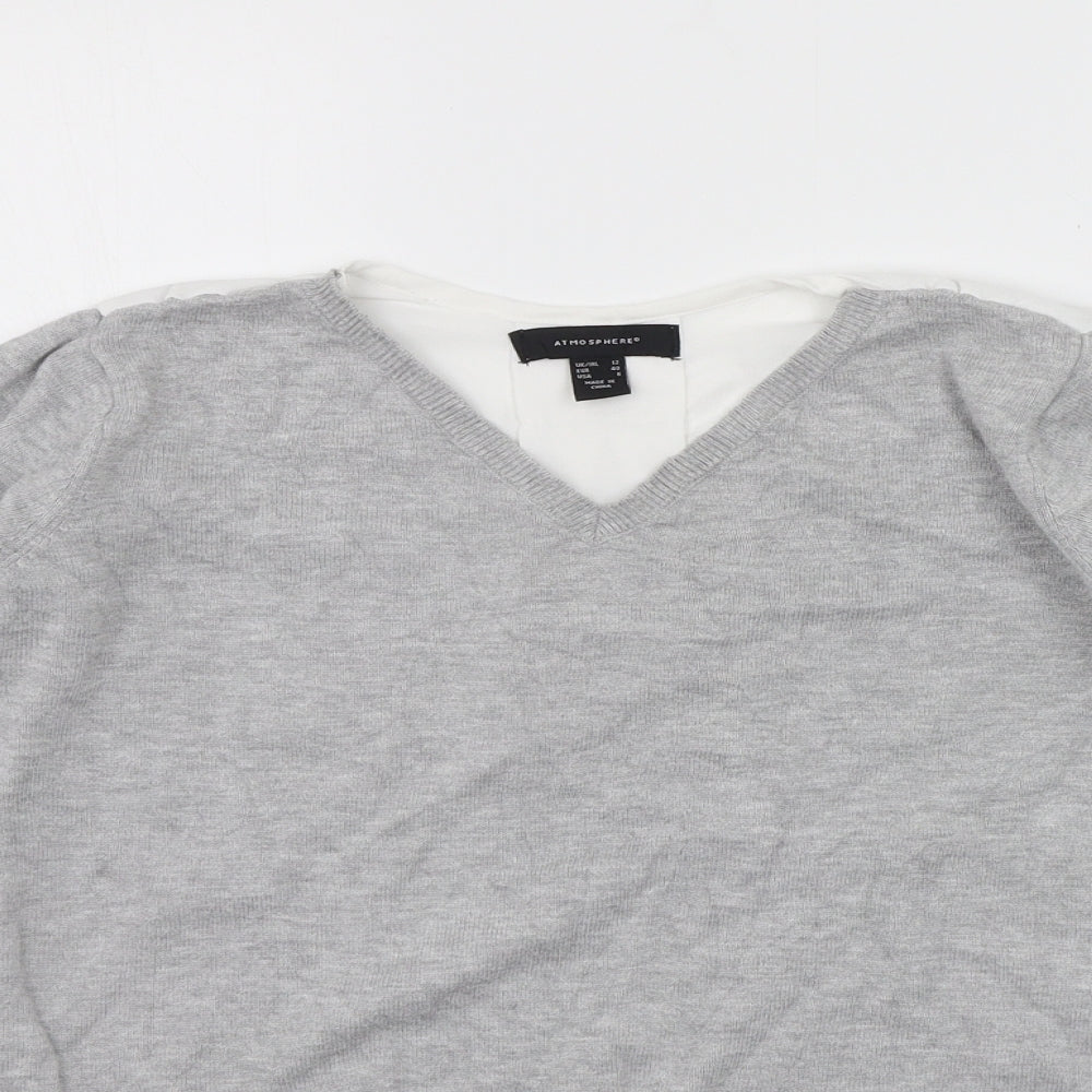 Atmosphere Womens Grey   Pullover Jumper Size 12