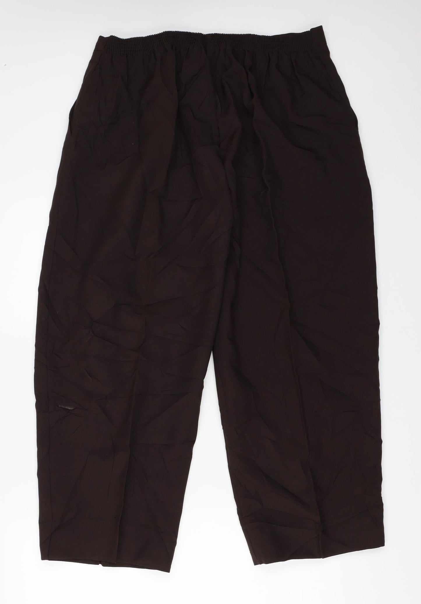 Preworn Womens Brown   Trousers  Size 24 L24 in