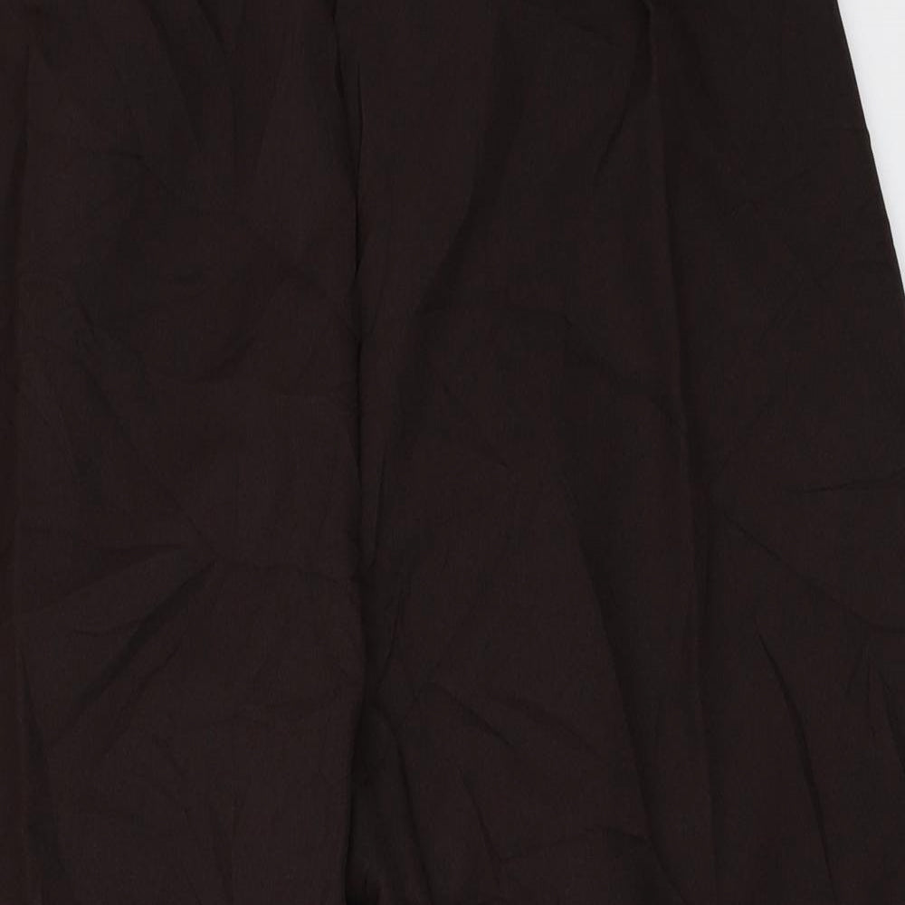 Preworn Womens Brown   Trousers  Size 24 L24 in
