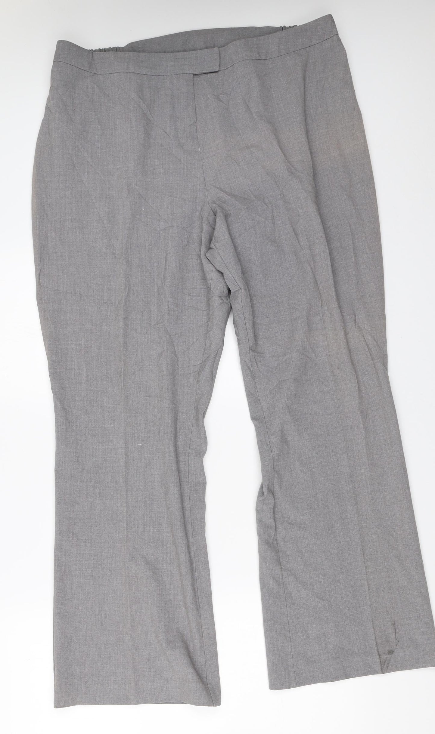 Agenda Womens Grey   Trousers  Size 20 L30 in