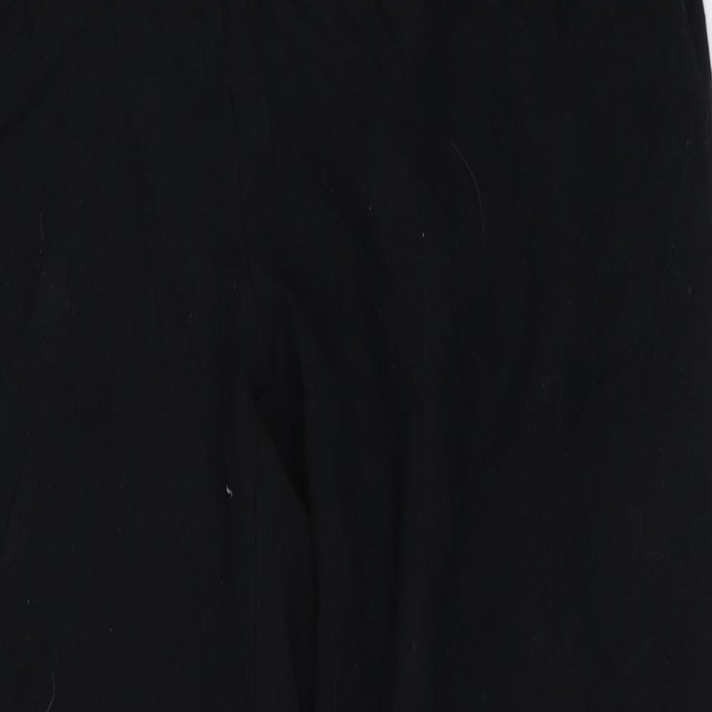 Marks and Spencer Womens Black   Trousers  Size 14 L28.5 in