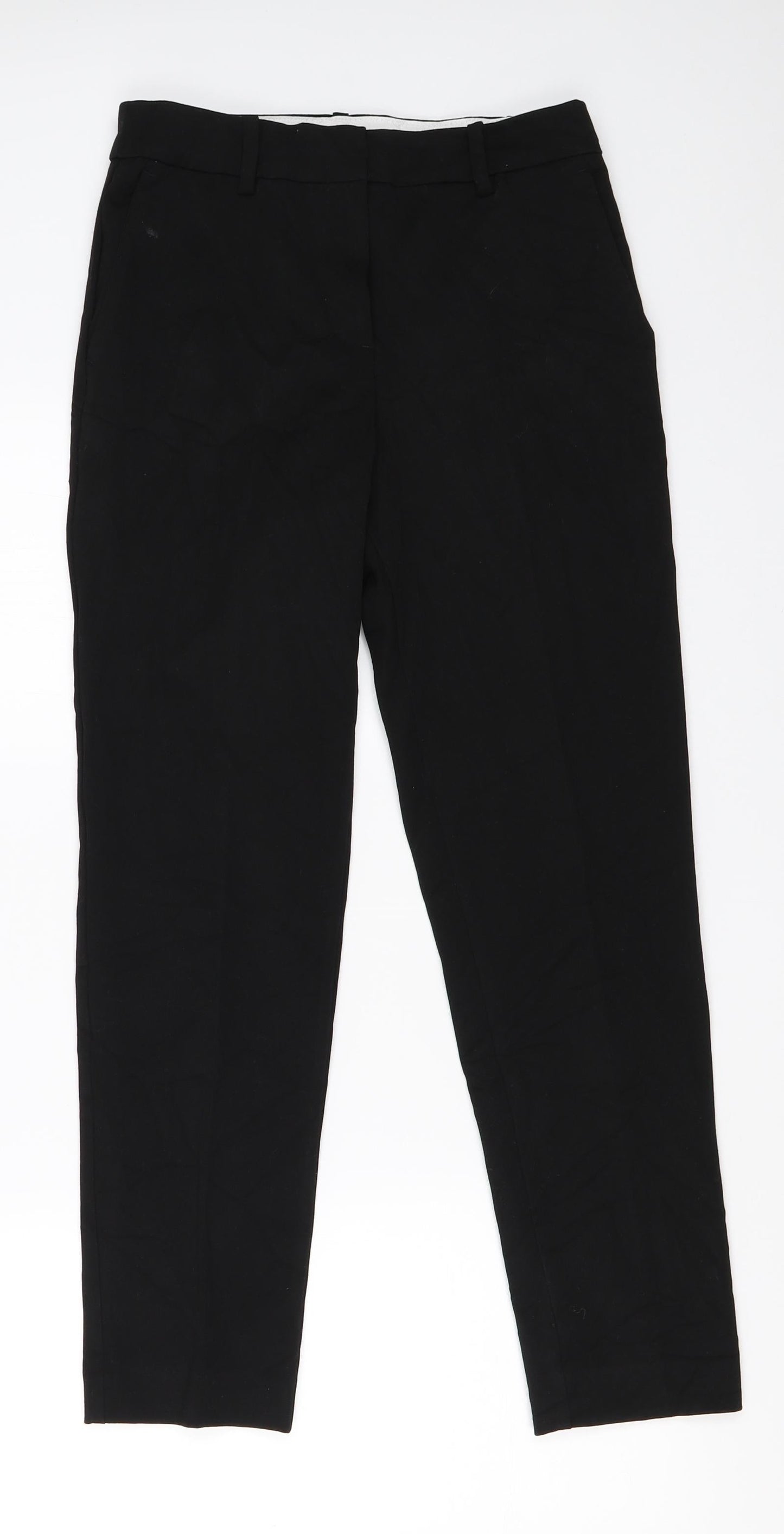 H&M Womens Black   Trousers  Size 34 L27 in