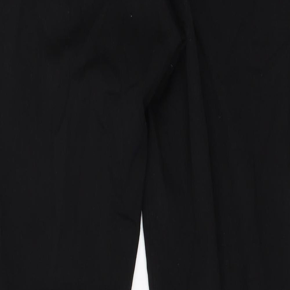 H&M Womens Black   Trousers  Size 34 L27 in