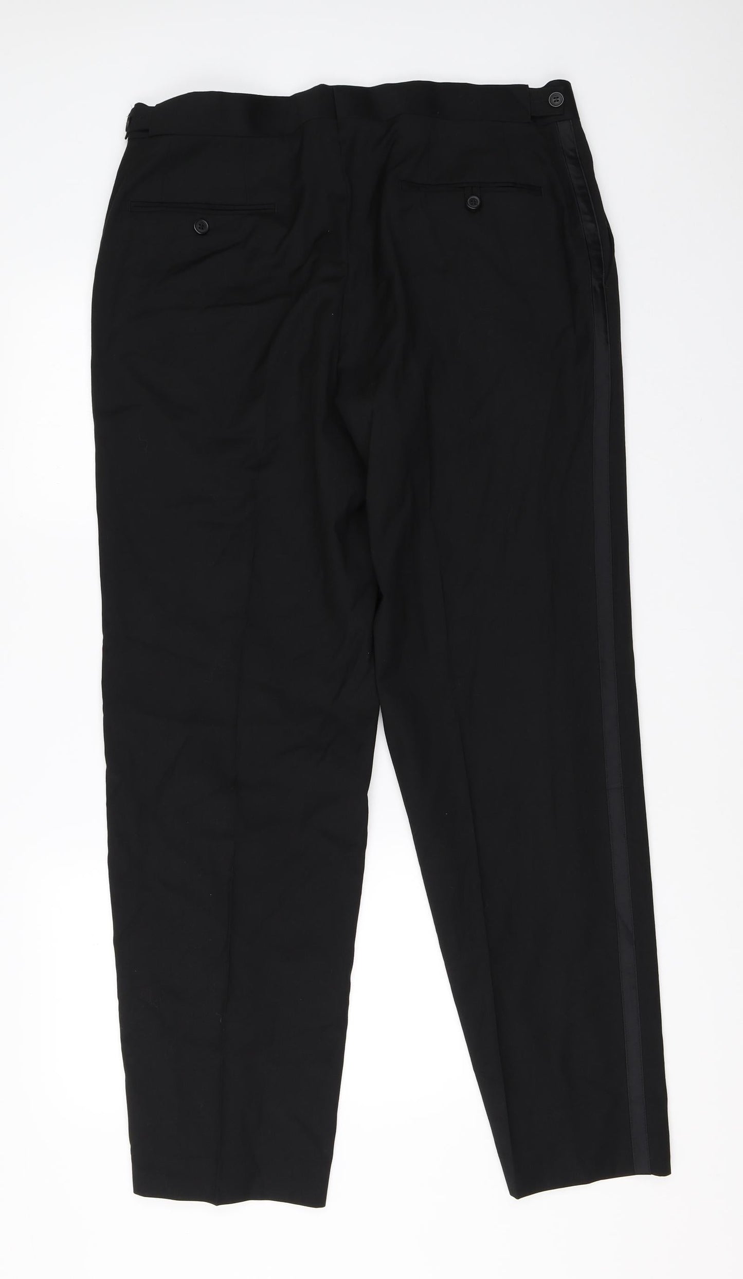 Taylor & Wright Mens Black   Trousers  Size 36 in L31 in