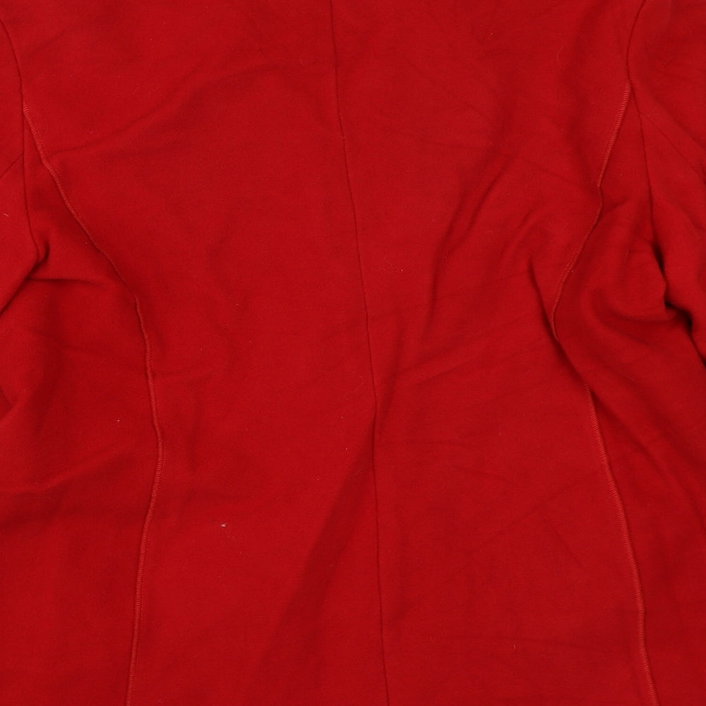Preworn Womens Red   Overcoat Coat Size 20