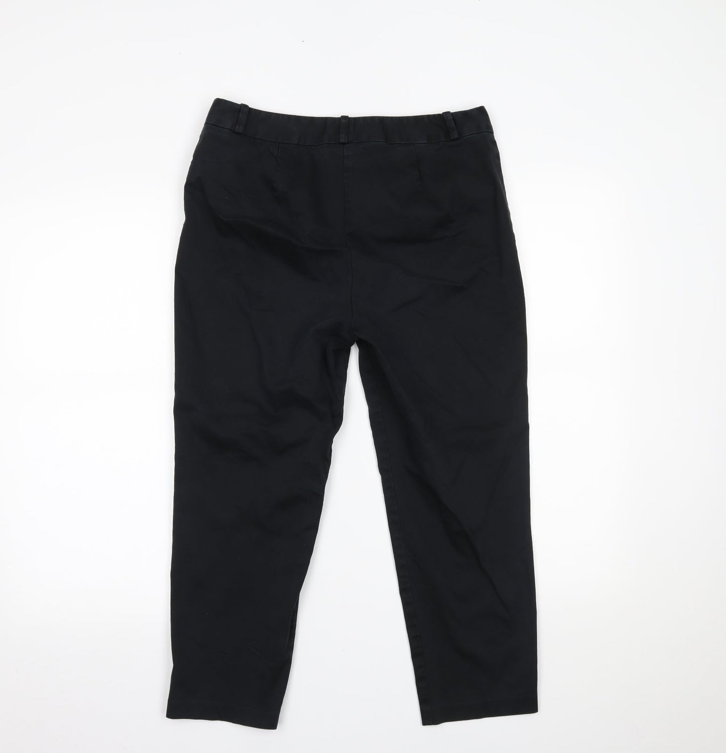 Marks and Spencer Womens Black   Trousers  Size 12 L21 in