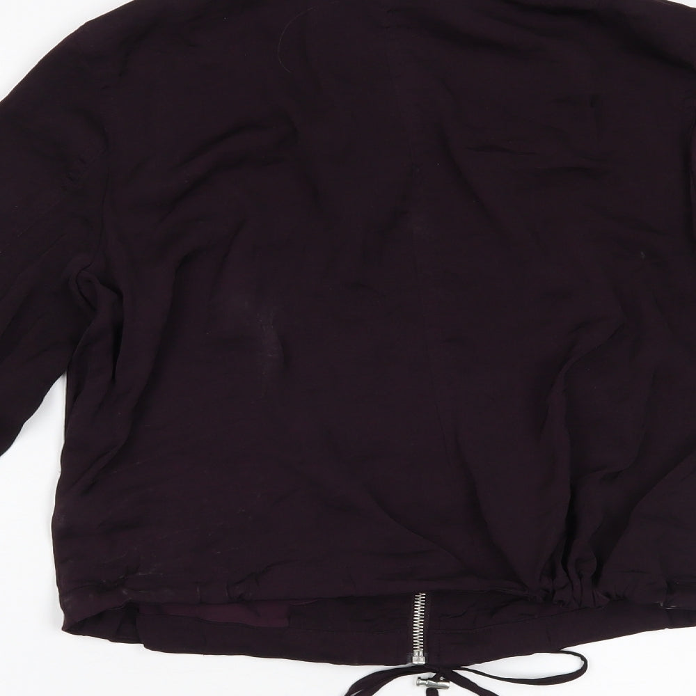 H&M Womens Purple   Jacket  Size 6