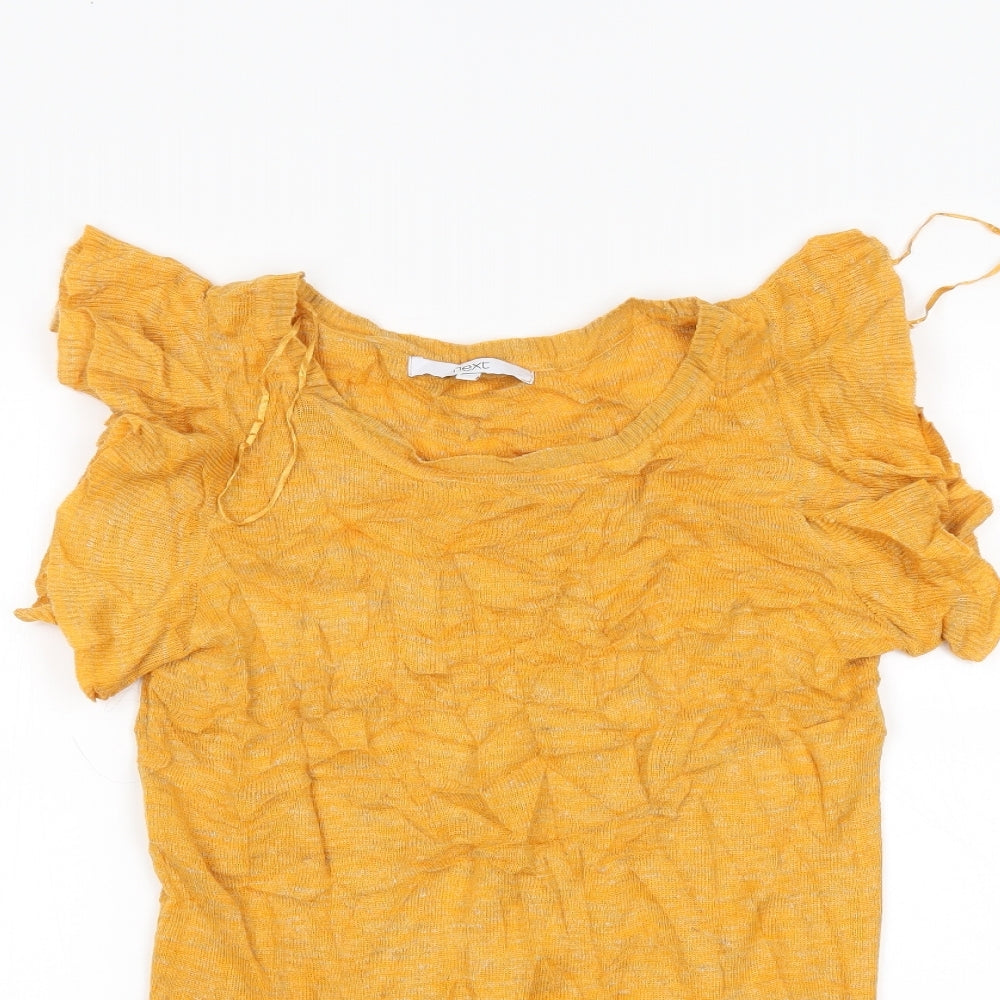 NEXT Womens Yellow   Basic Blouse Size 12