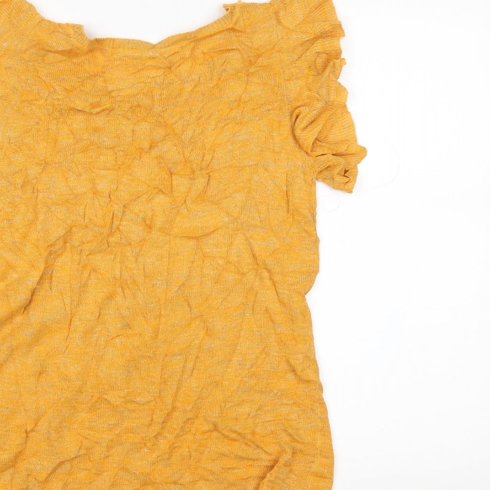 NEXT Womens Yellow   Basic Blouse Size 12
