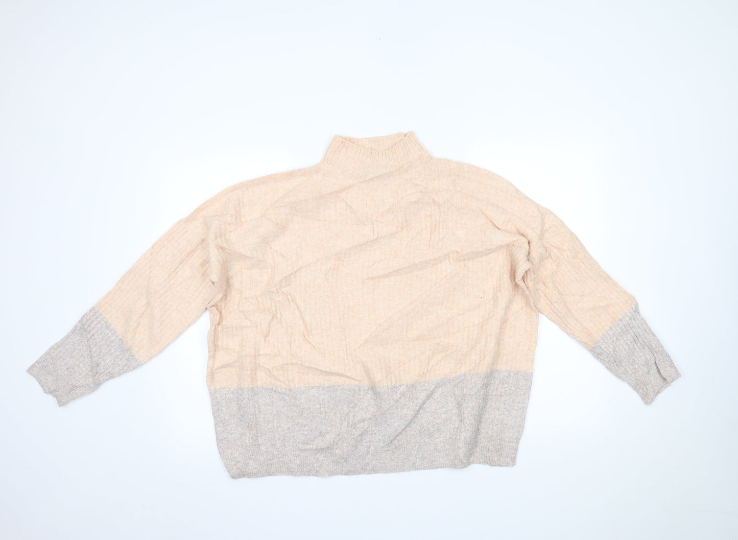 Marks and Spencer Womens Multicoloured   Henley Jumper Size M