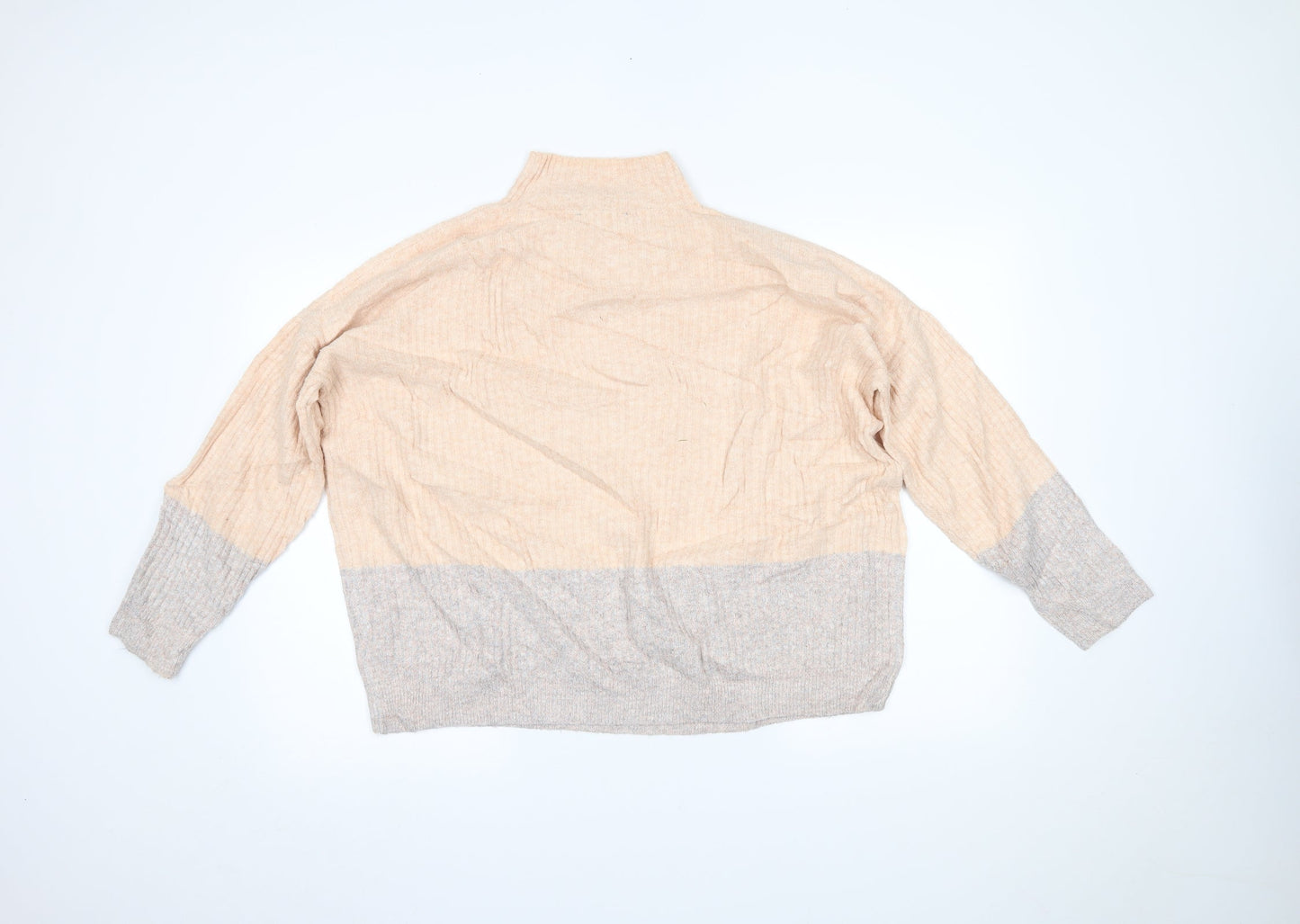 Marks and Spencer Womens Multicoloured   Henley Jumper Size M