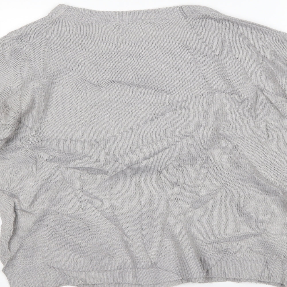 Brave Soul Womens Grey   Pullover Jumper Size 12