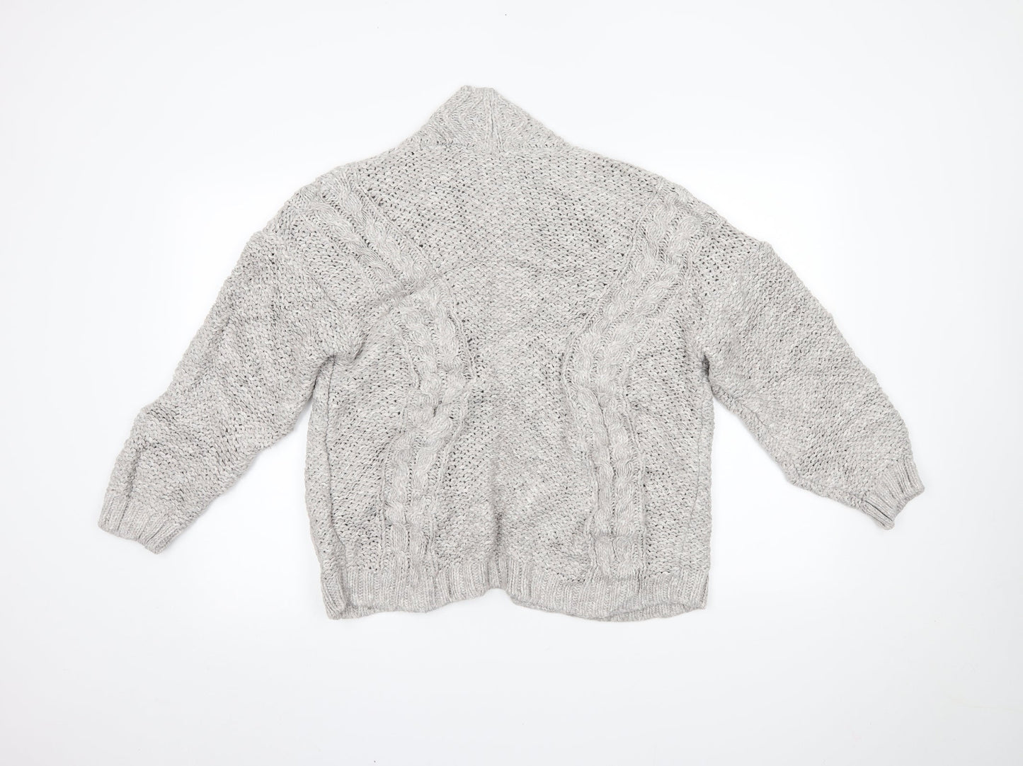 Marks and Spencer Mens Grey   Cardigan Jumper