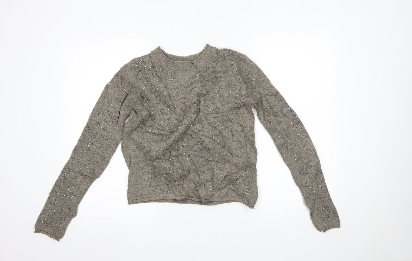 Zara Womens Brown   Pullover Jumper Size S