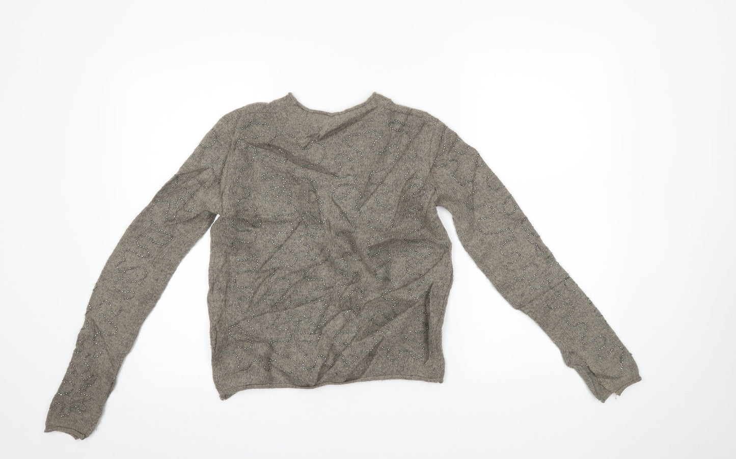 Zara Womens Brown   Pullover Jumper Size S