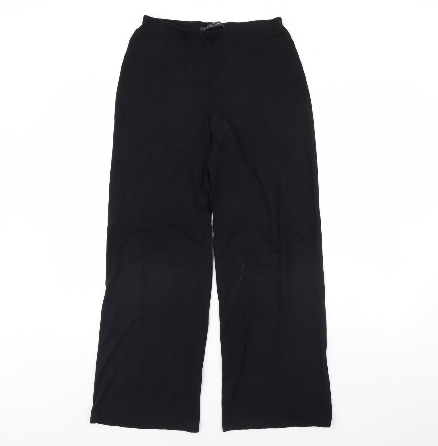 m&s Womens Black   Trousers  Size 10 L30 in