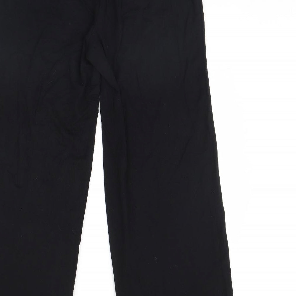 m&s Womens Black   Trousers  Size 10 L30 in
