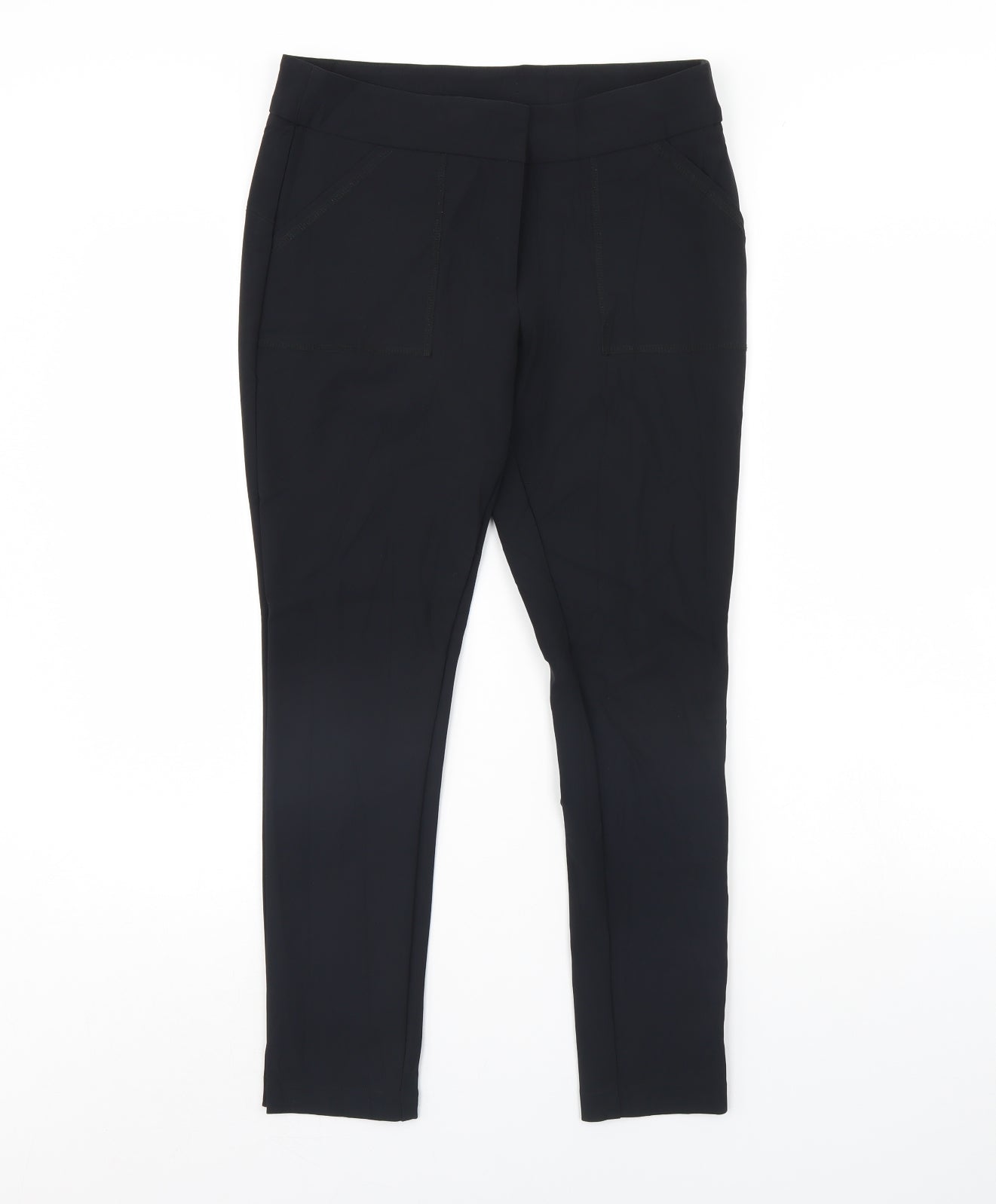 Preworn Womens Black   Trousers  Size 30 in L28 in