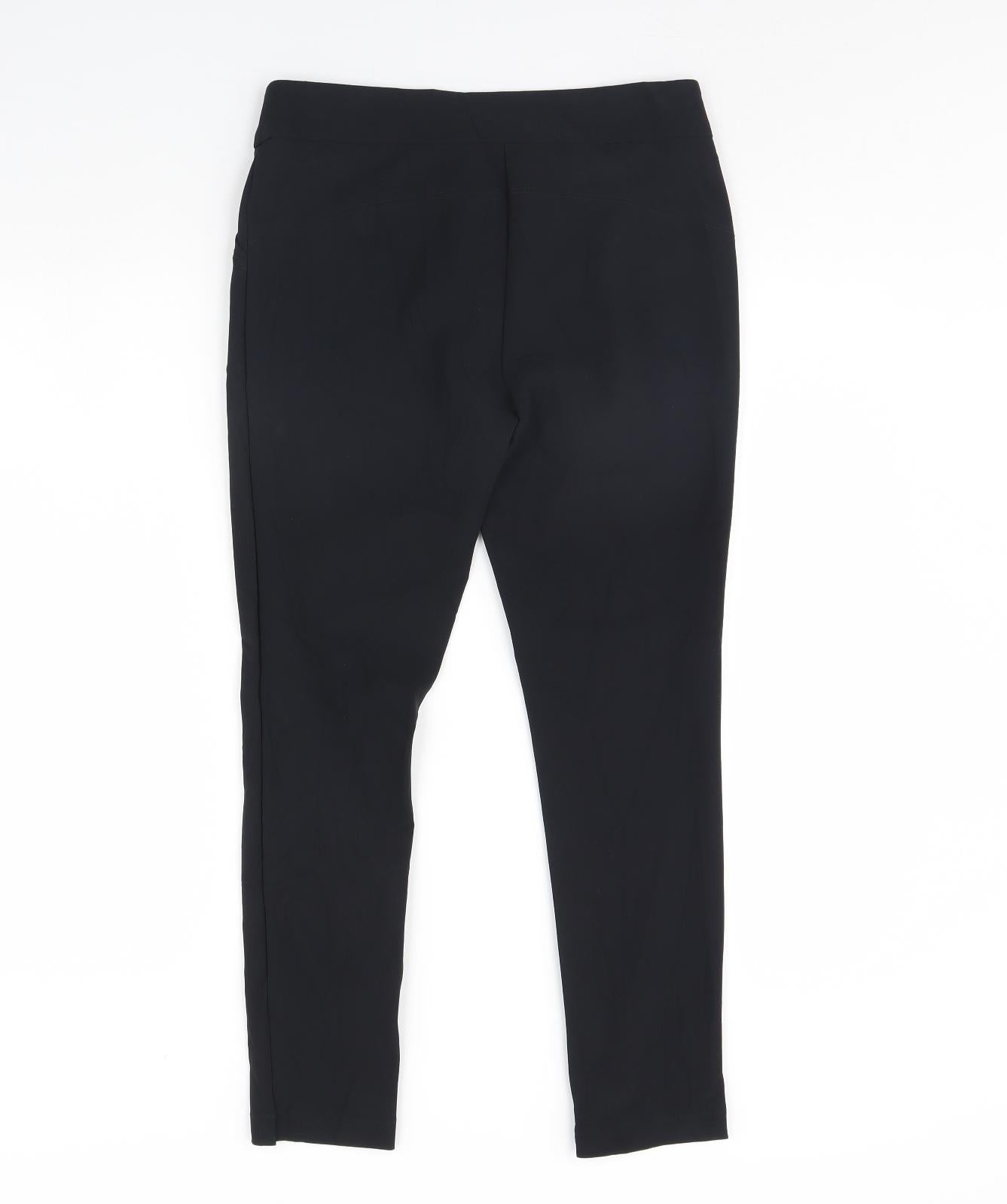 Preworn Womens Black   Trousers  Size 30 in L28 in
