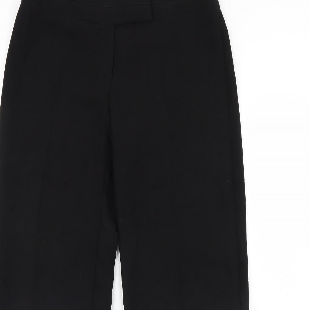 M&S Womens Black   Dress Pants Trousers Size 12 L30 in