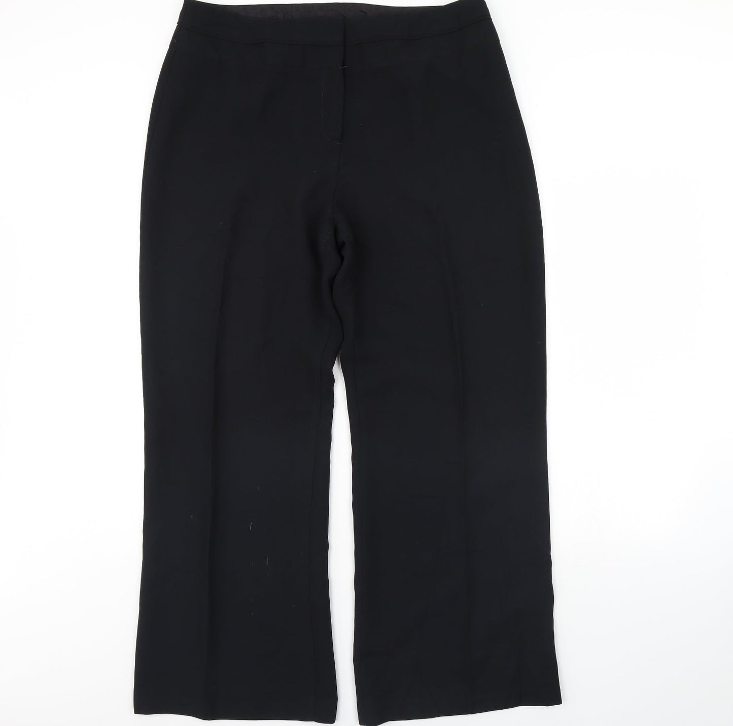 M&S Womens Black   Dress Pants Trousers Size 40 in L32 in
