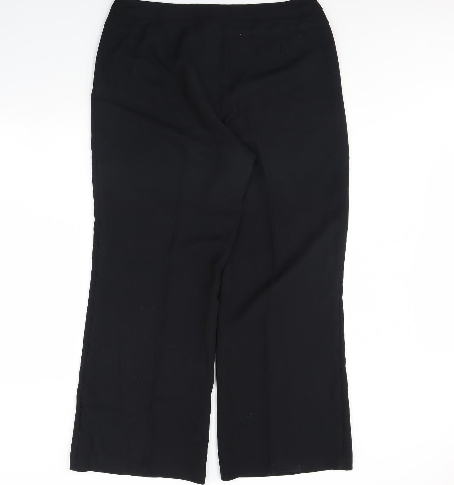 M&S Womens Black   Dress Pants Trousers Size 40 in L32 in