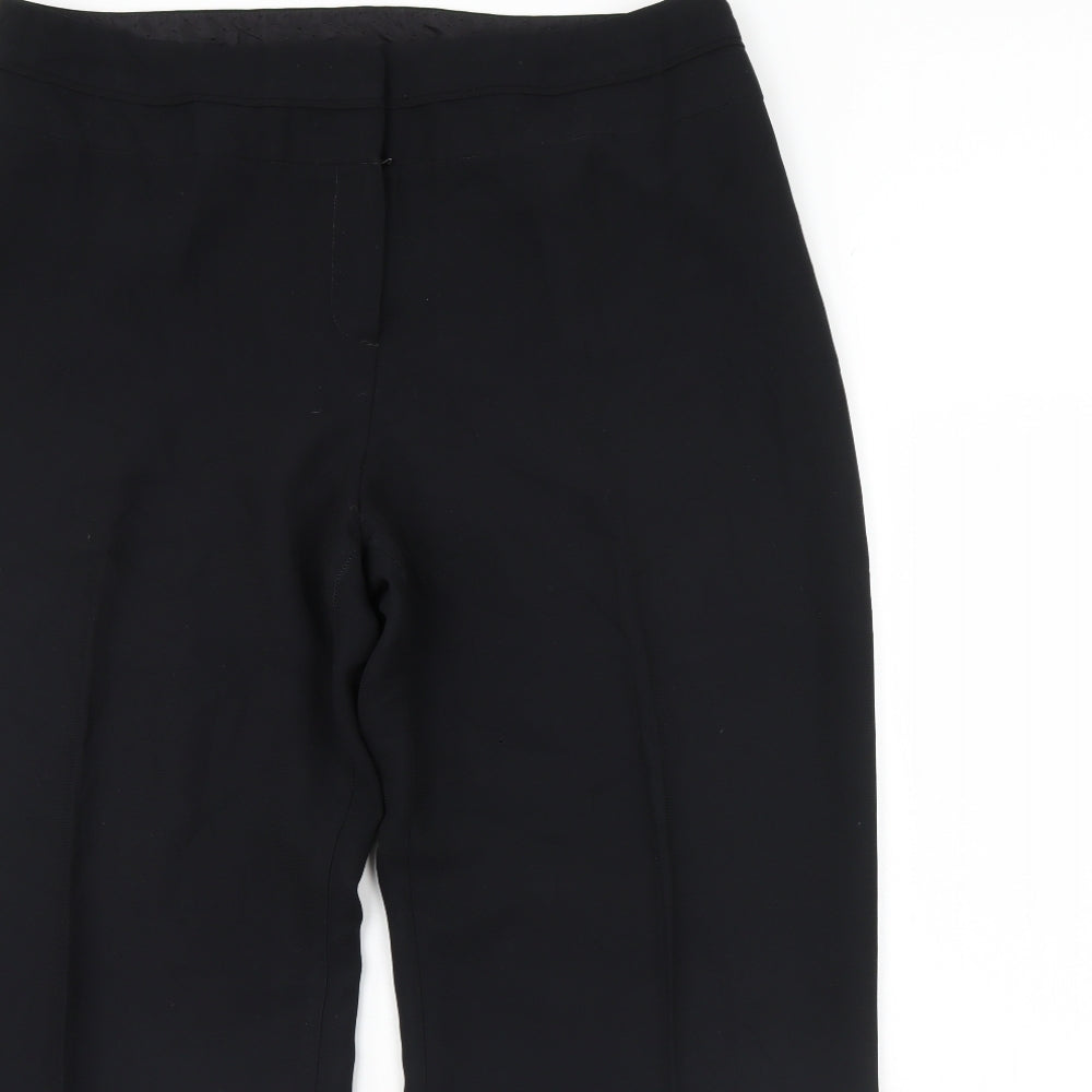 M&S Womens Black   Dress Pants Trousers Size 40 in L32 in