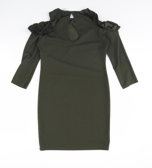 Miss Selfridge Womens Green   Mini  Size 14