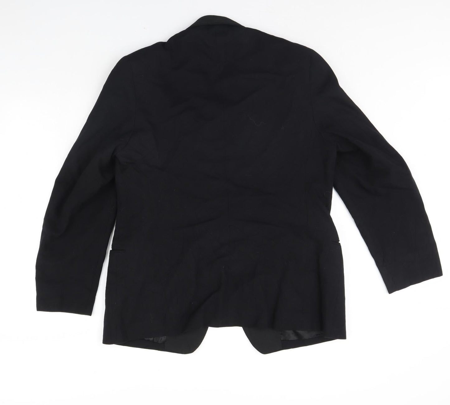 Preworn Mens Black   Jacket Blazer Size 40  - Shoulder Pads