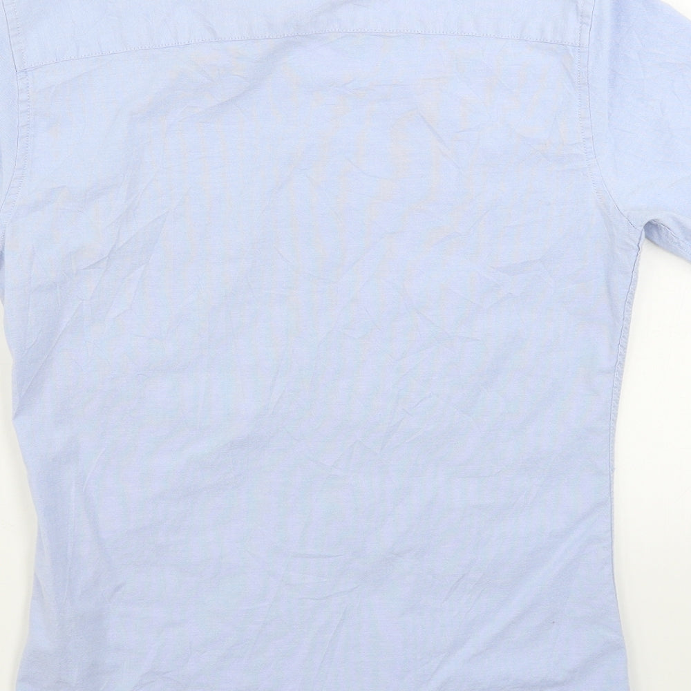 Topman Mens Blue    Button-Up Size S