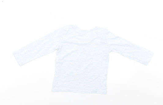 George Boys Blue   Pullover T-Shirt Size 9-12 Months  - George Toddler Top