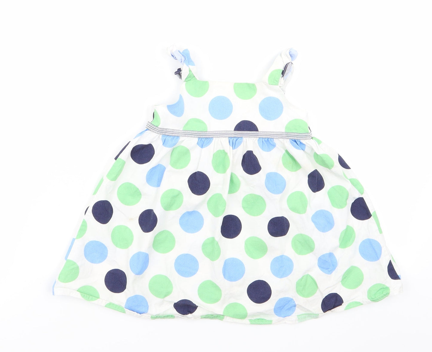 Cherokee Girls Multicoloured Polka Dot  Pinafore/Dungaree Dress  Size 18 Months  - Cherokee Pinafore Dress Toddler