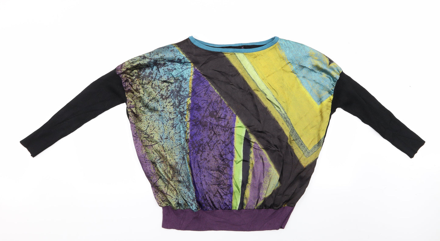 Christina Womens Multicoloured   Pullover Jumper   - Christina Top