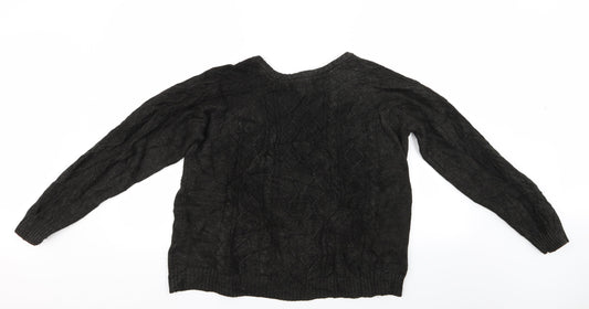 George Mens Black   Pullover Jumper Size L  - George Jumper