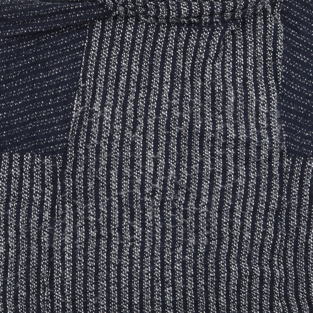 Stock Shop Womens Blue Striped  Pullover Jumper Size S  - Stock Shop Cowl Sweater