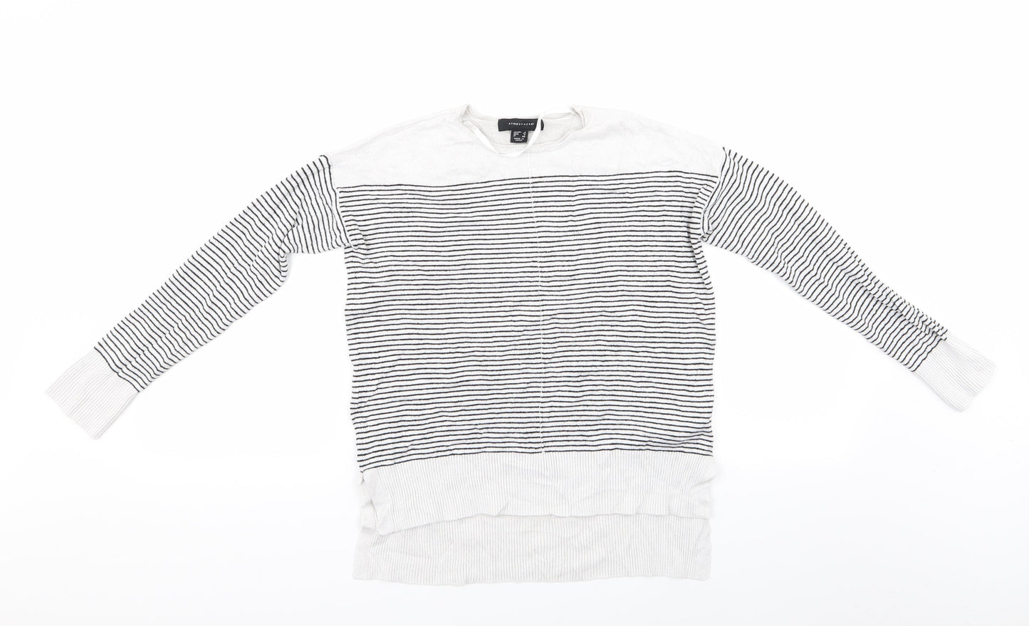 Atmosphere Womens Multicoloured Striped  Pullover Jumper Size 8  - Atmosphere