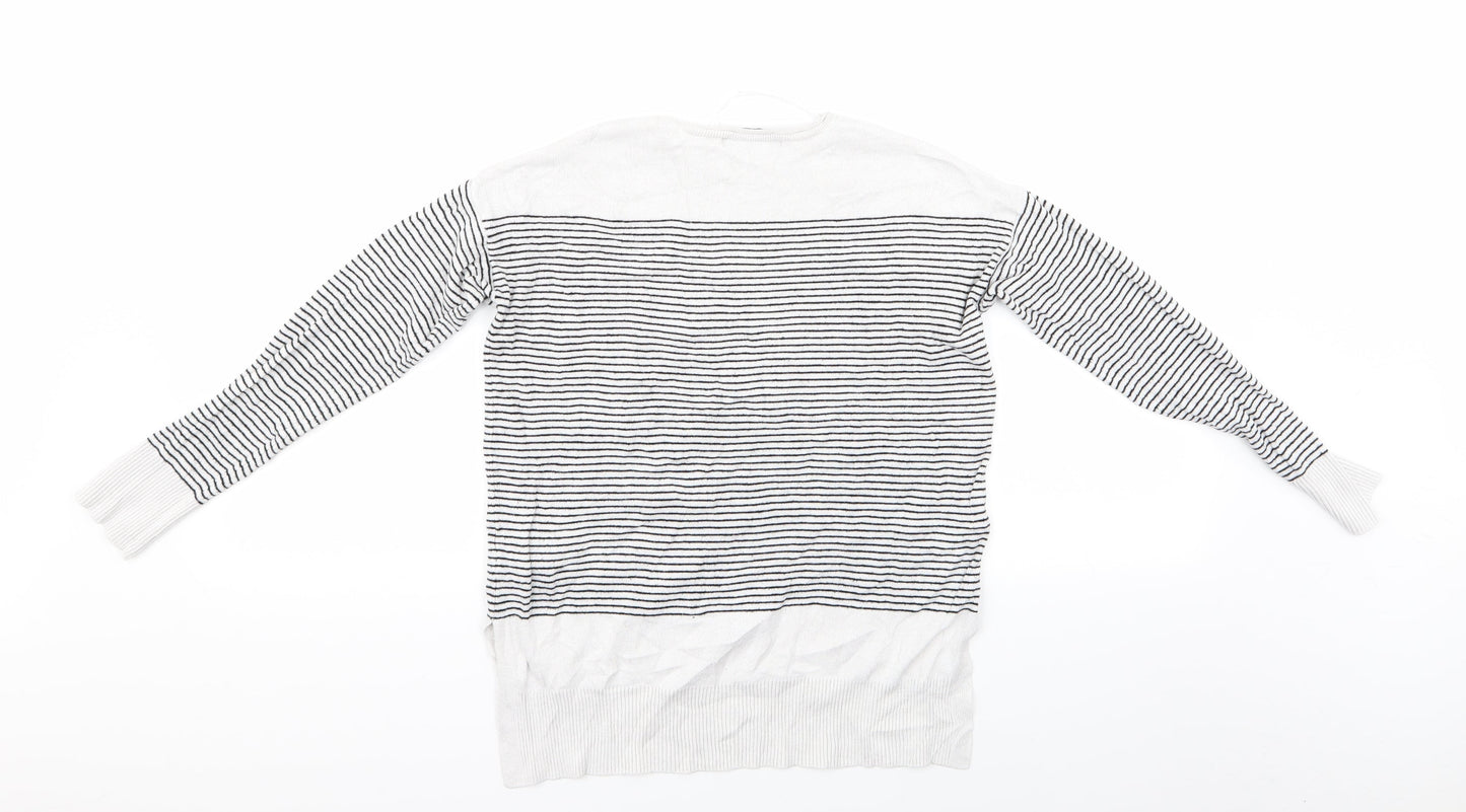 Atmosphere Womens Multicoloured Striped  Pullover Jumper Size 8  - Atmosphere