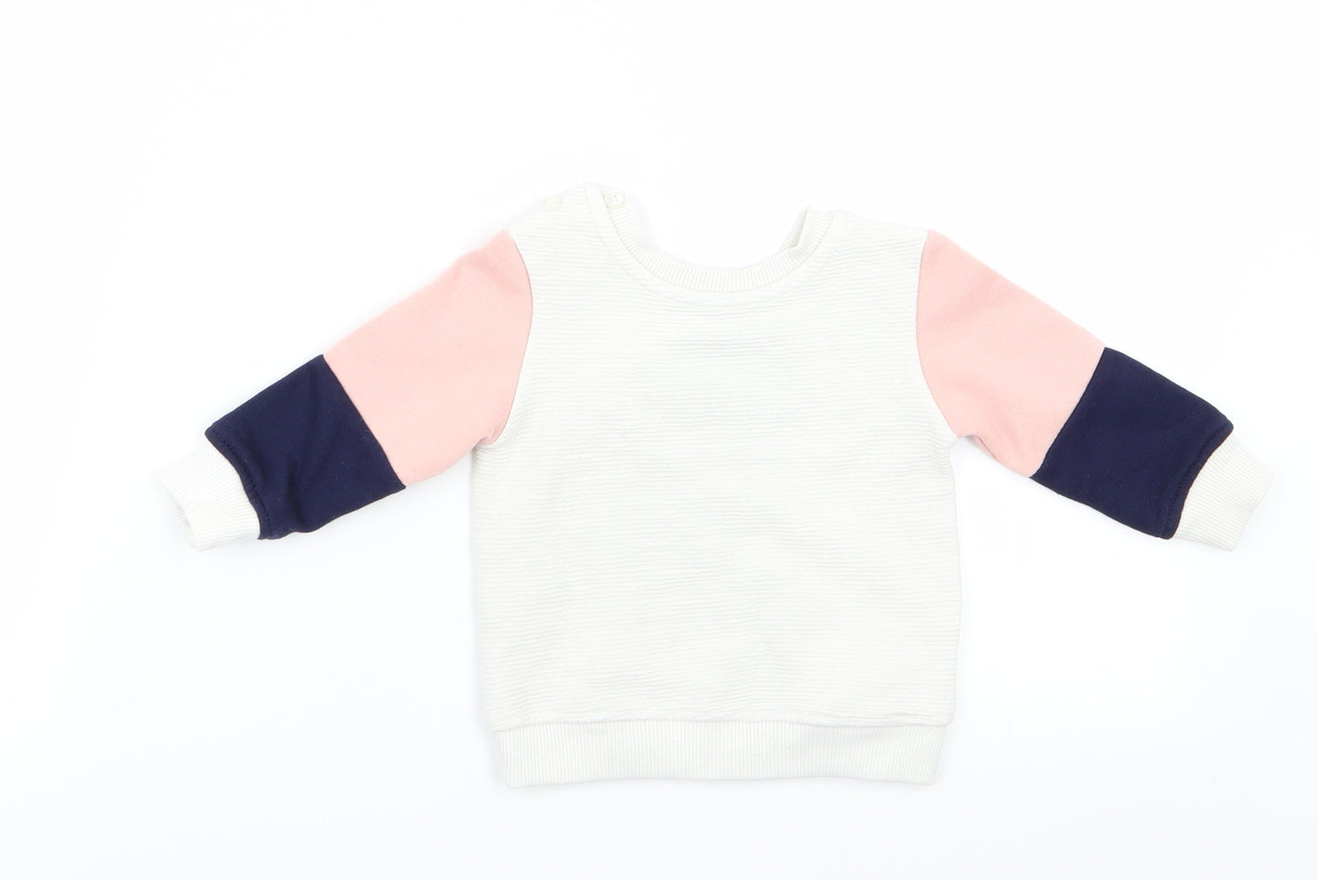 Primark Girls Multicoloured   Pullover Casual Size 6-9 Months  - Cute Logo