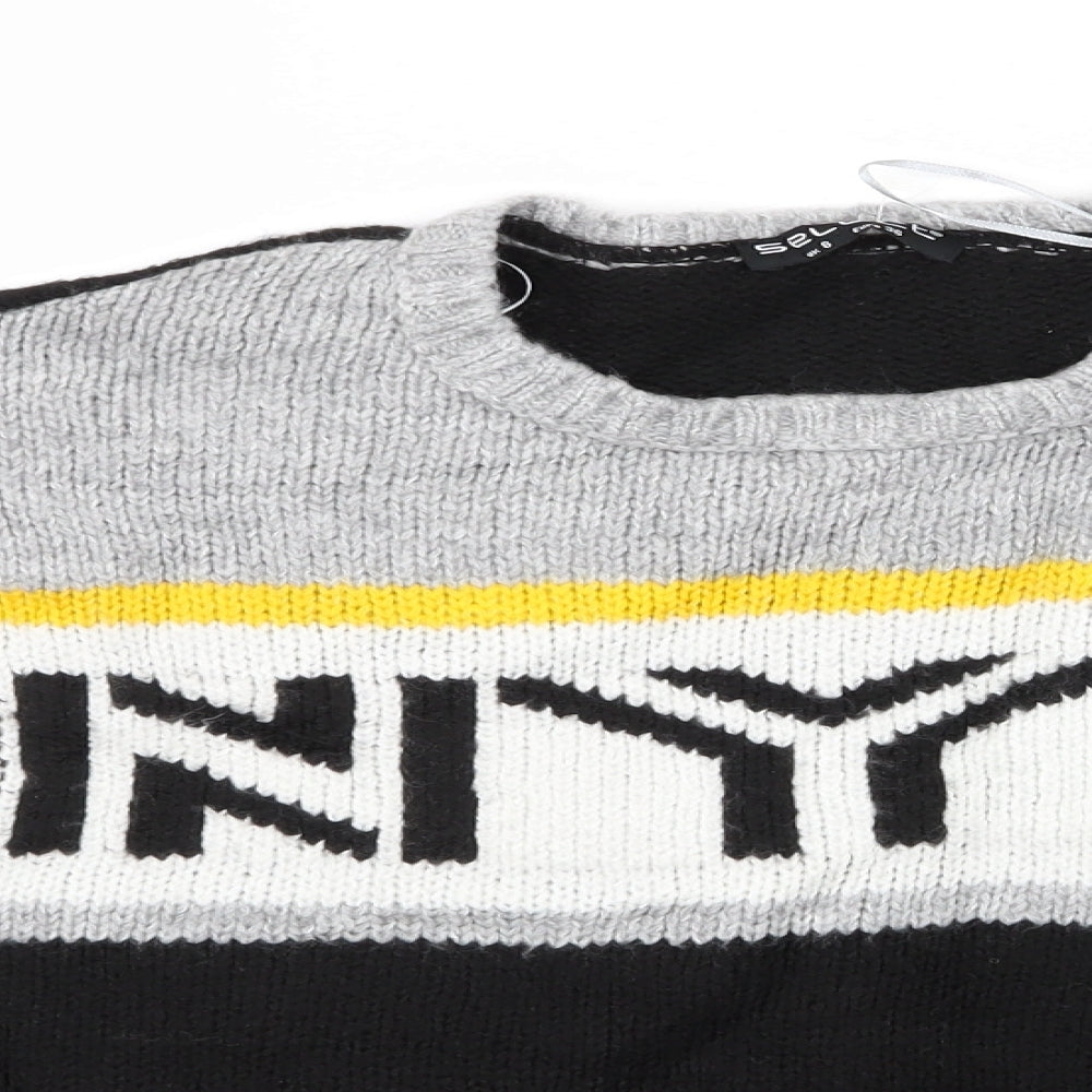 Select Womens Multicoloured   Pullover Jumper Size 8  - Select NYC Logo