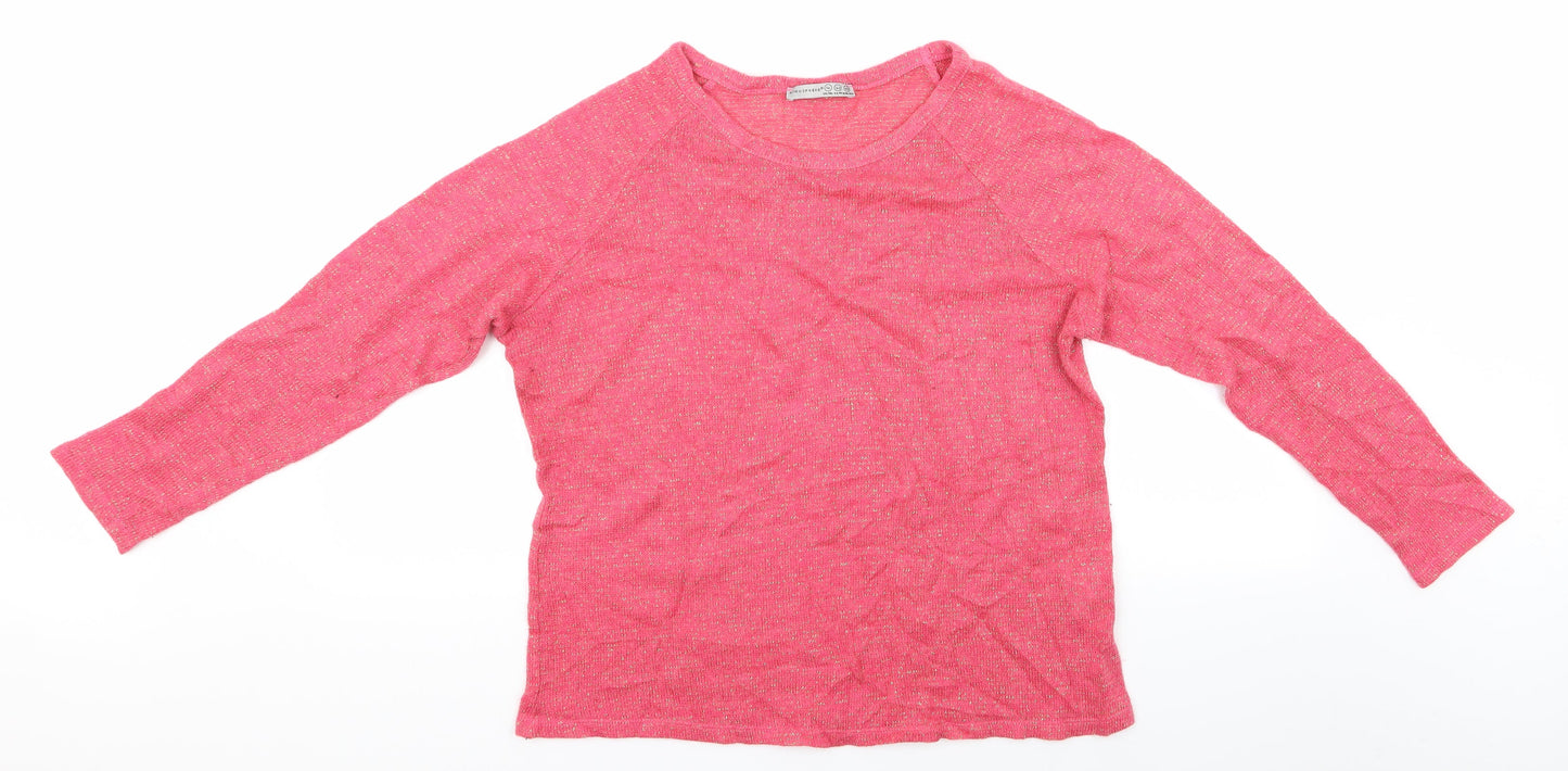 Atmosphere Womens Pink   Pullover Jumper Size 14  - Atmosphere, glitter sweater