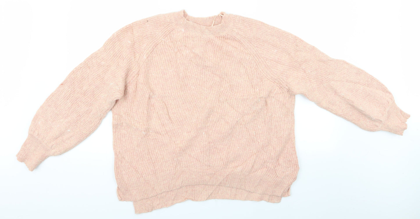 Marks and Spencer Womens Pink   Pullover Jumper Size L  - Marks and Spencer