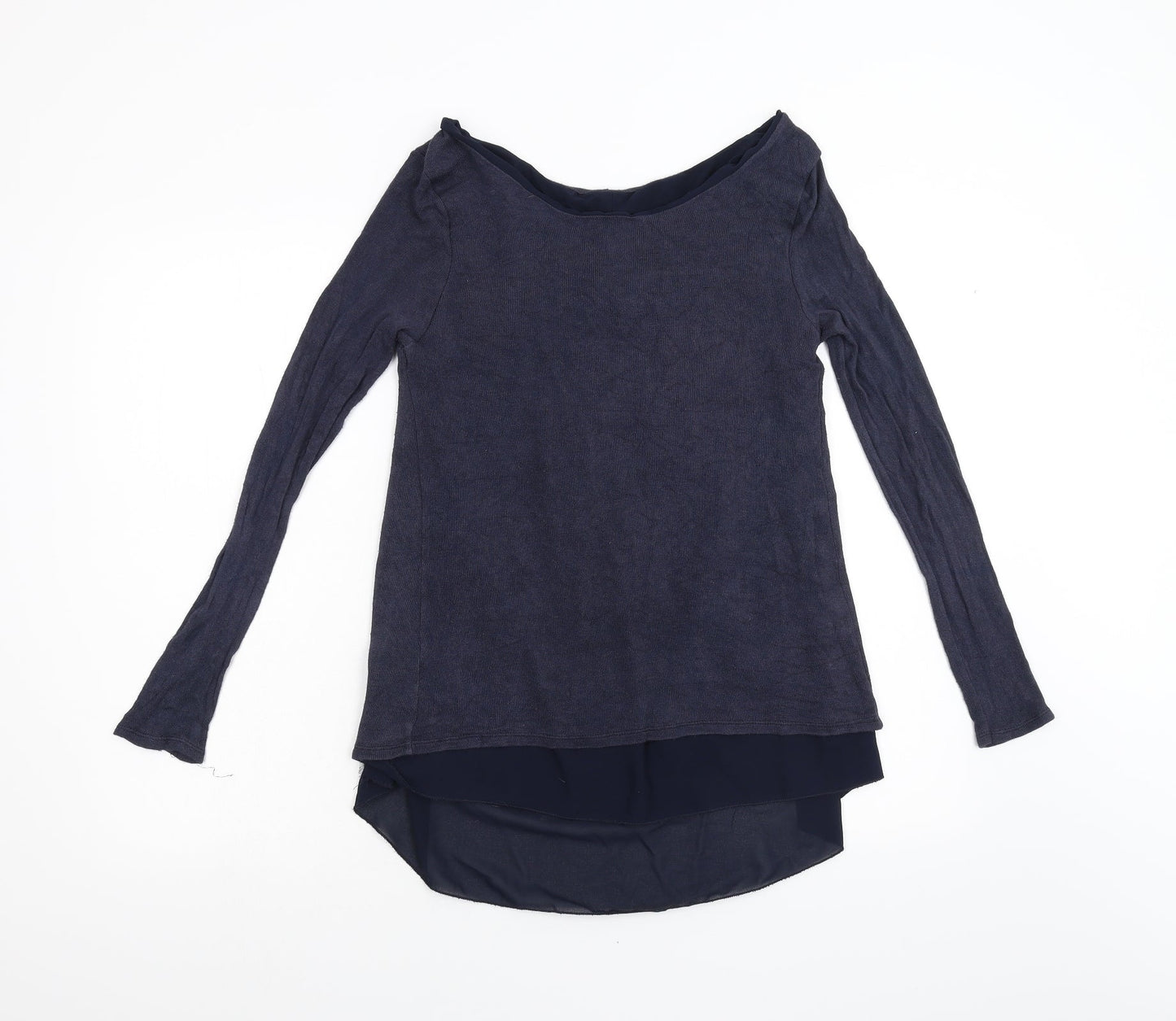 Preworn Womens Blue  Knit Pullover Jumper Size M