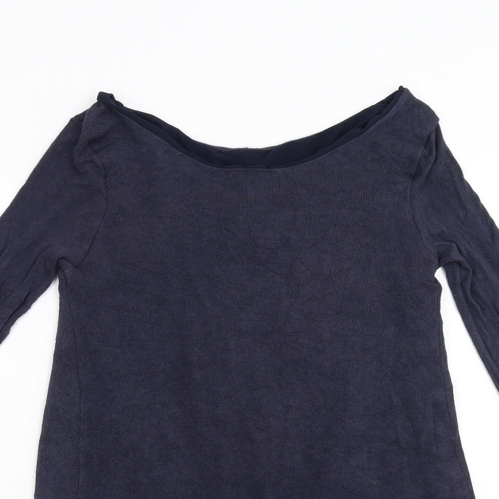 Preworn Womens Blue  Knit Pullover Jumper Size M