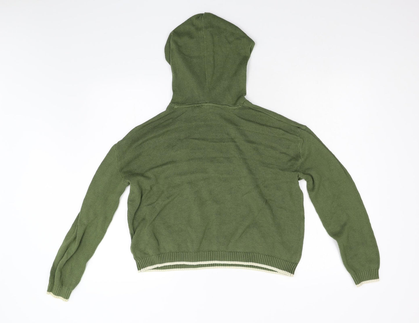 H&M Womens Green  Knit Pullover Jumper Size M