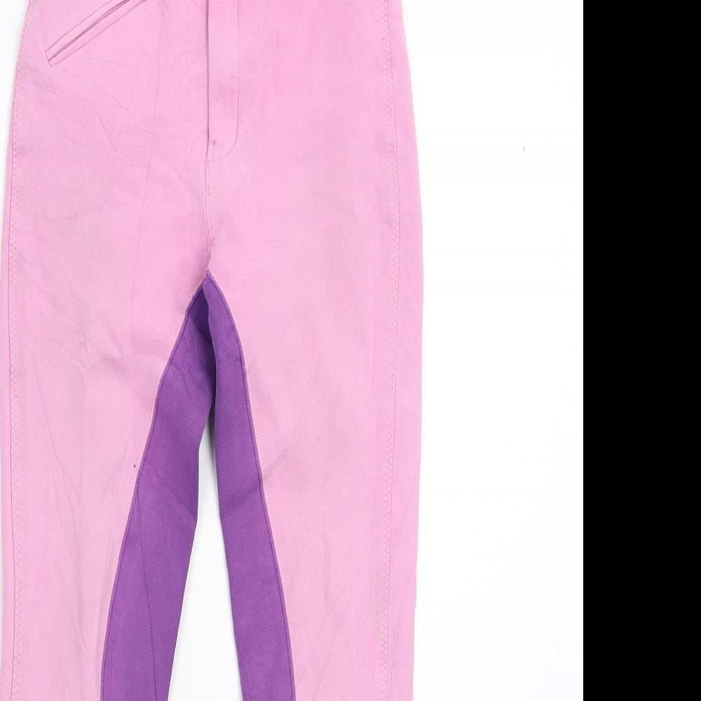 Equetech Girls Pink    Trousers  - Jodhpurs Size 24