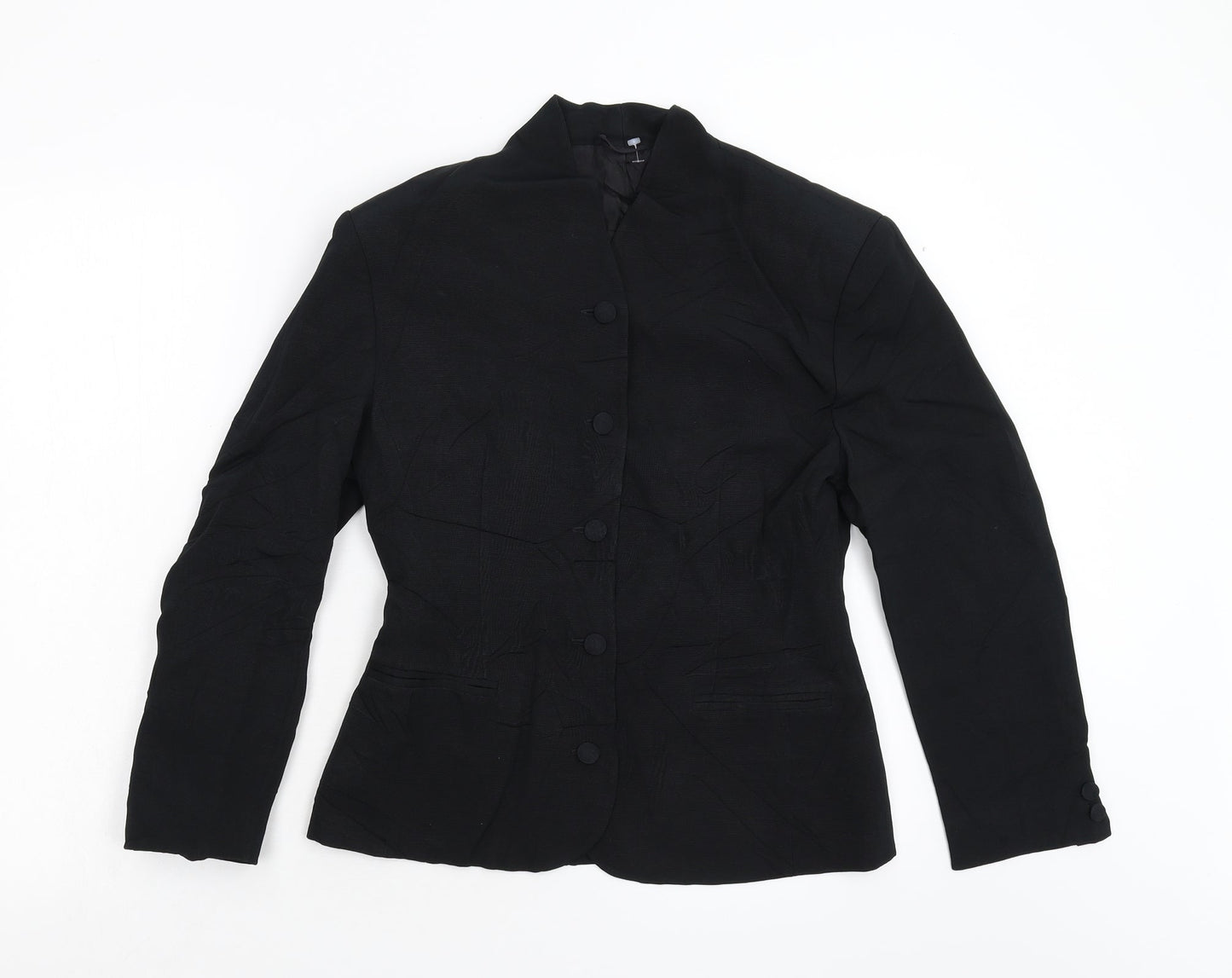 Preworn Womens Black   Jacket Blazer Size S